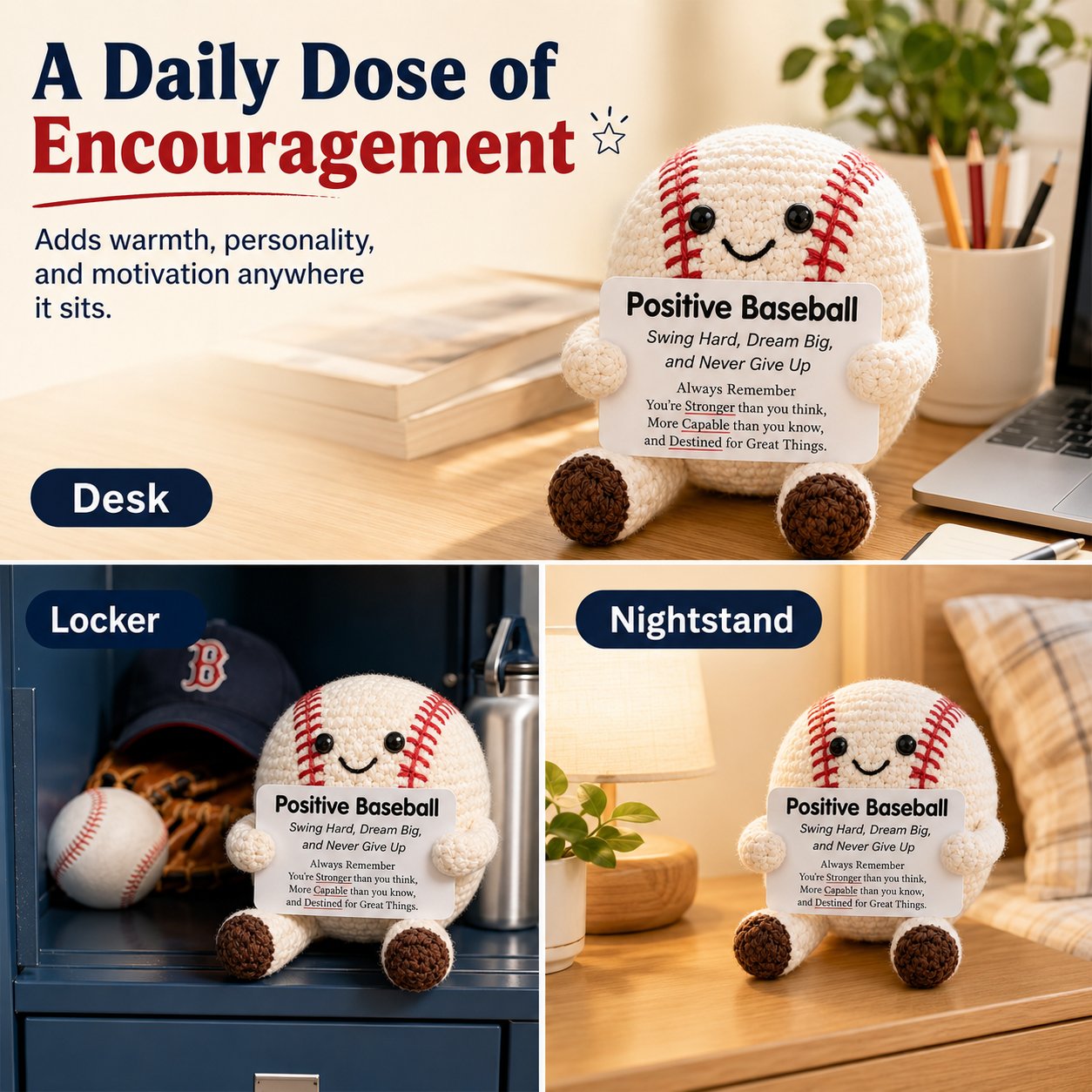 🏅Inspirational Sports-Themed Desk Companion Figurine