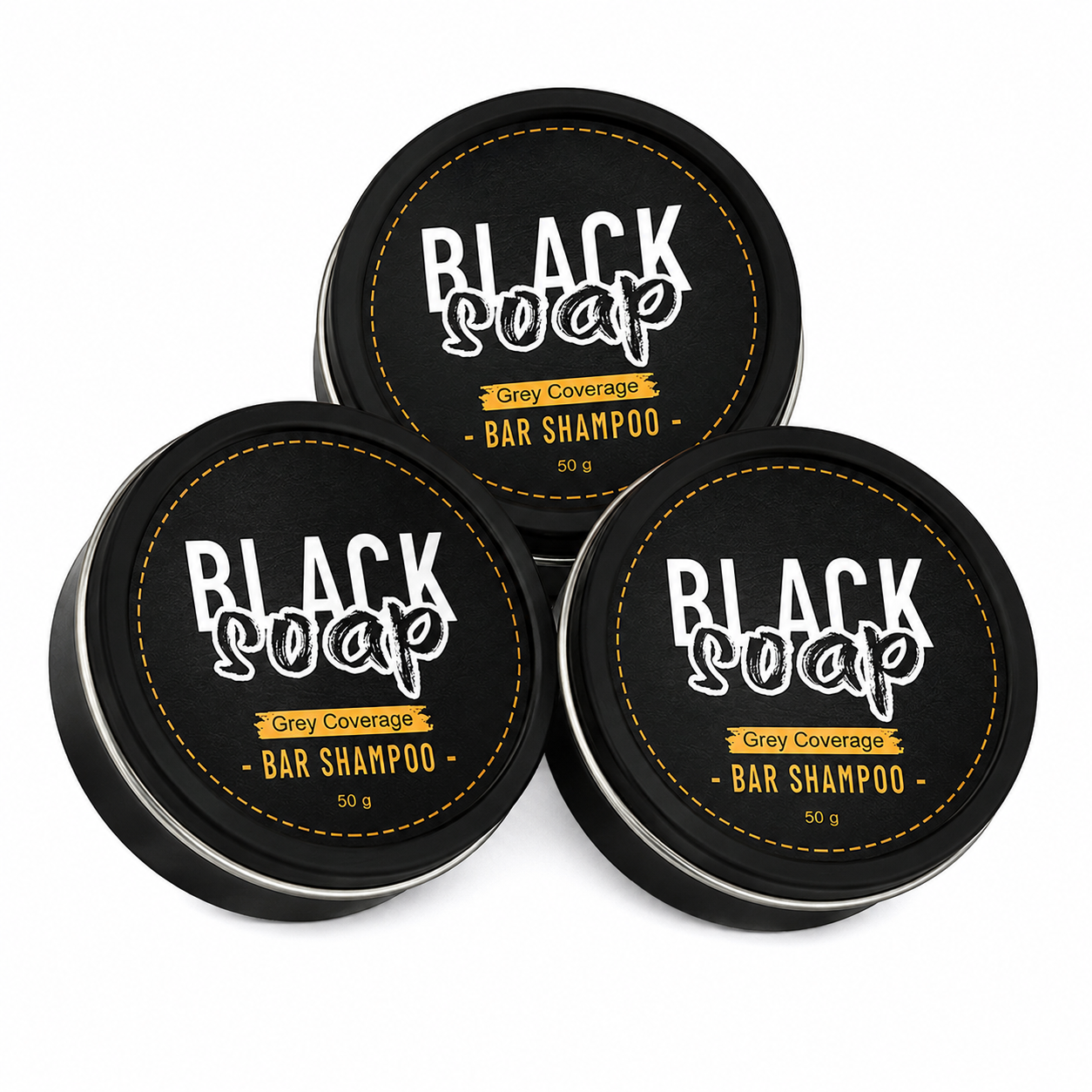 🔥 Limited Time Offer | Natural Gray Hair Darkening Shampoo Bar (2-Pack)
