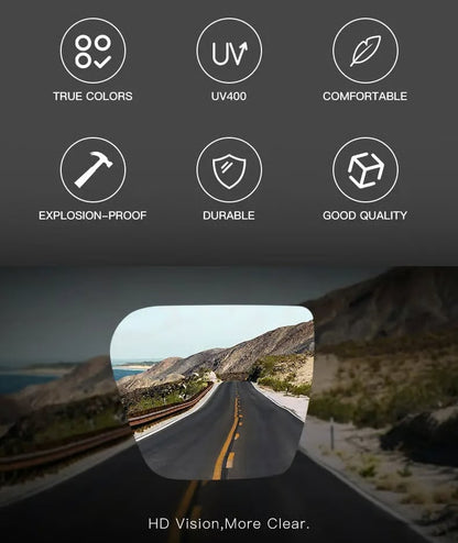 Photochromic Polarized Safety Glasses: UV400 Impact-Resistant Sports & Work Eyewear