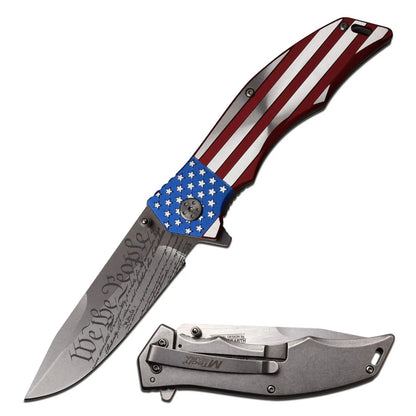 🇺🇸 Patriotic "We The People" Folding Pocket Knife