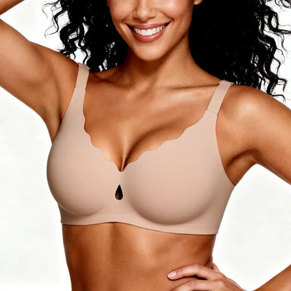 💥Bras for Women No Underwire Wave Push Up Wireless Bra