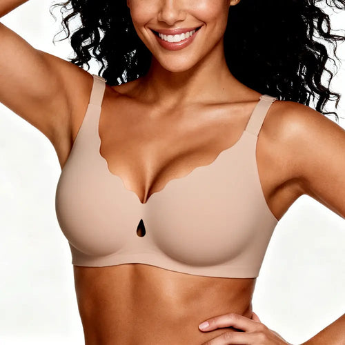 💥Bras for Women No Underwire Wave Push Up Wireless Bra
