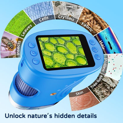🎁Perfect Gift🎁1000X Handheld Microscope for Kids with 4K 2.0" Screen, Photo & Video Camera