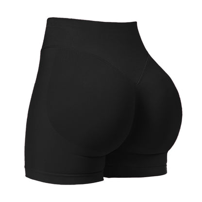 🔥 Coral Canton Impact Shorts: High-Waisted, Butt-Lifting, and Curve-Hugging Compression! 🍑💪