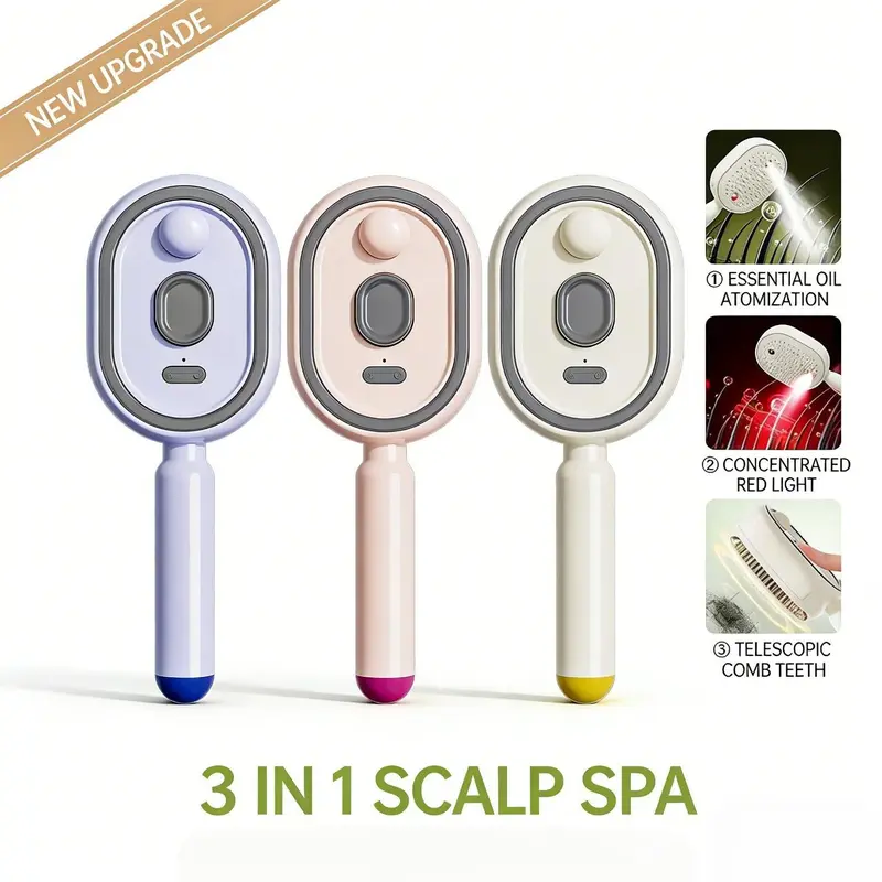 ❤️Day Sale 50% OFF🔥Electric Spray Air Cushion Massage Comb