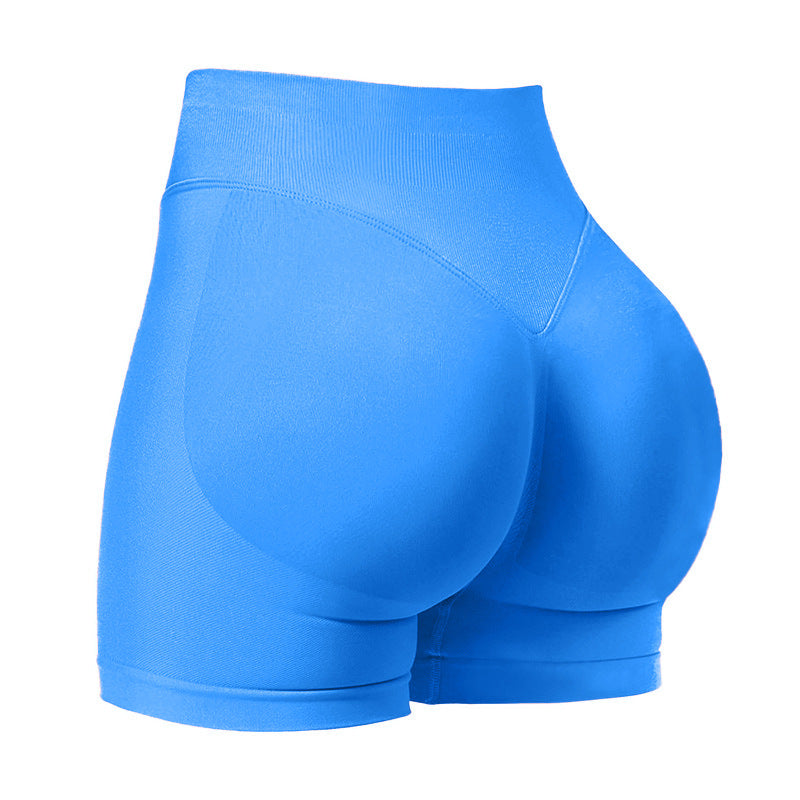 🔥 Coral Canton Impact Shorts: High-Waisted, Butt-Lifting, and Curve-Hugging Compression! 🍑💪