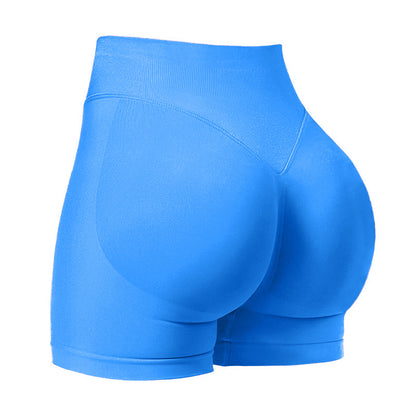 🔥 Coral Canton Impact Shorts: High-Waisted, Butt-Lifting, and Curve-Hugging Compression! 🍑💪