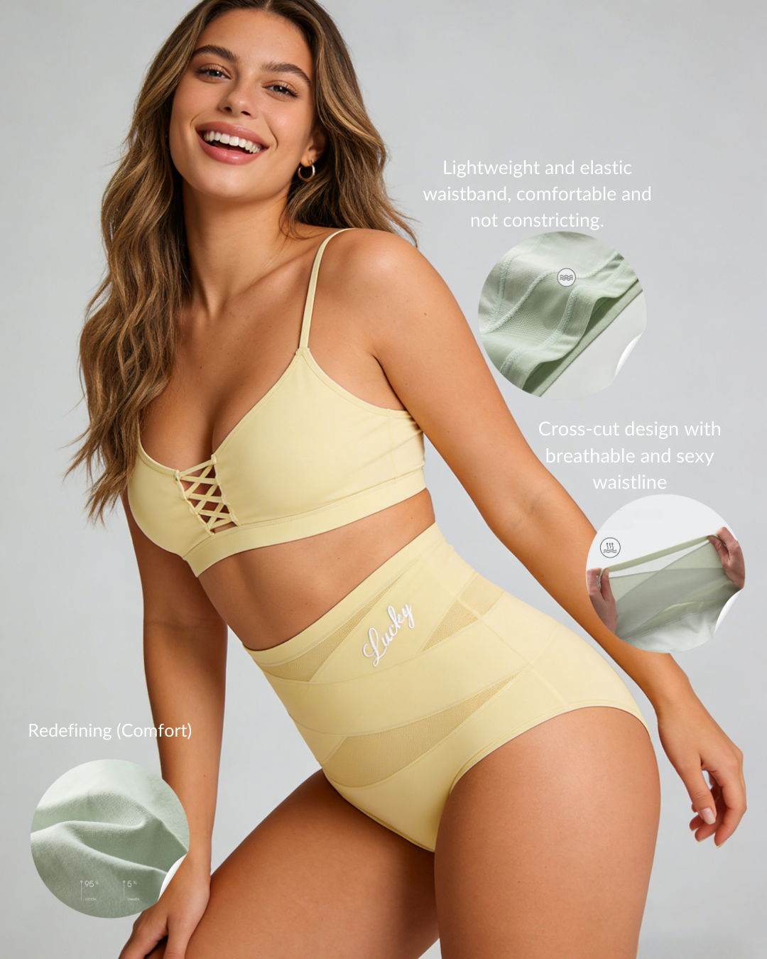 💥Confident Tummy-Crossover Shapewear Panties