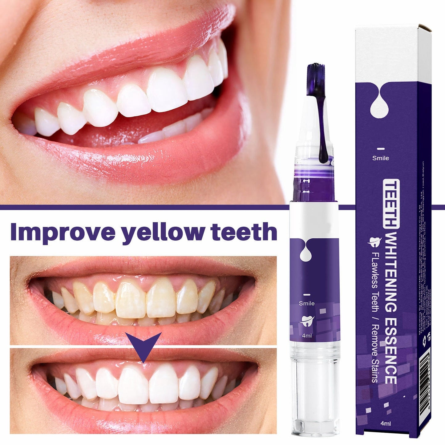 Teeth Whitening Essence Extra Strong Tooth Whitener Stains Remover