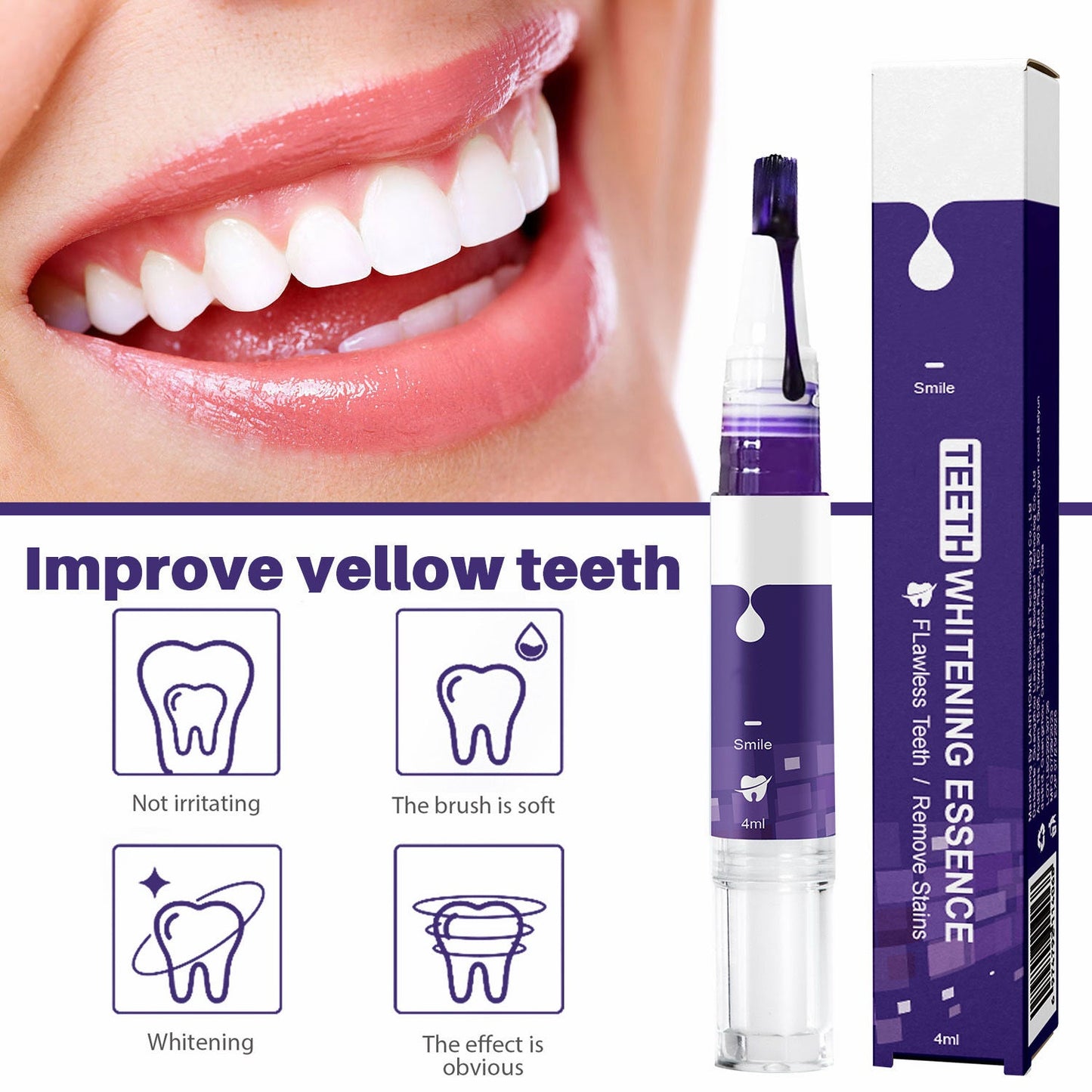 Teeth Whitening Essence Extra Strong Tooth Whitener Stains Remover