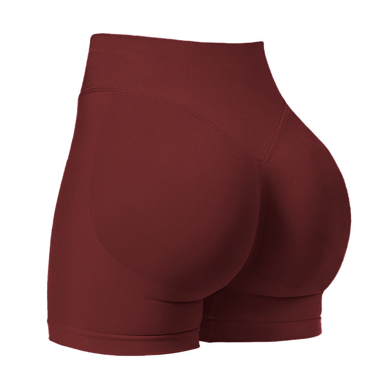 🔥 Coral Canton Impact Shorts: High-Waisted, Butt-Lifting, and Curve-Hugging Compression! 🍑💪