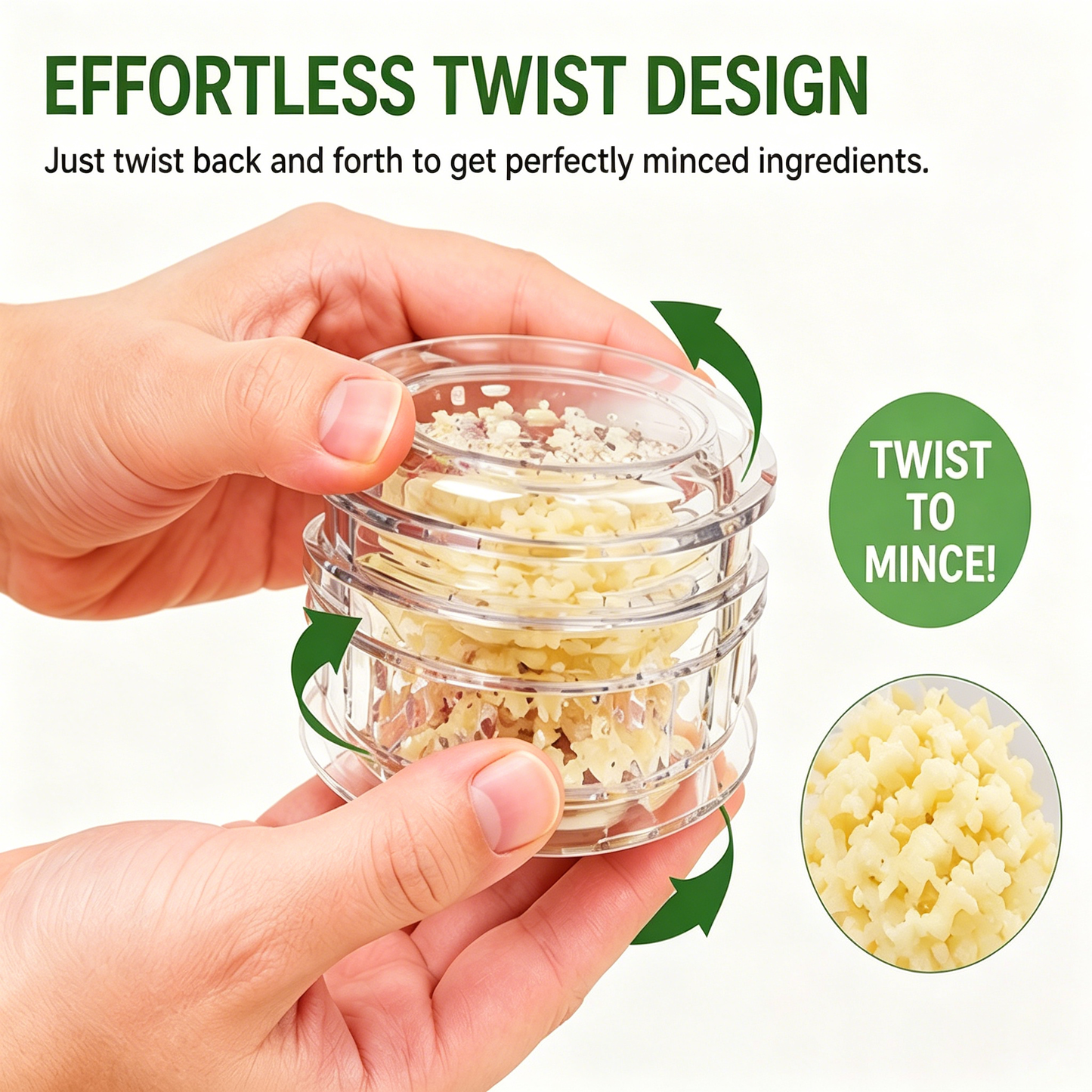 🧄2 PCS Manual Garlic Twister Mincer Kitchen Gadget Gift
