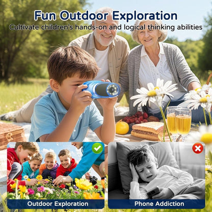 🎁Perfect Gift🎁1000X Handheld Microscope for Kids with 4K 2.0" Screen, Photo & Video Camera