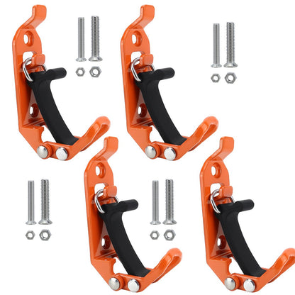 🛠️Metal Rubber Shovel Mount for Roof Rack & Truck Bed🔩Truck Jeep Offroad Roof Rack Axe Shovel Mount⚙️ Quick Fist Mounting Clamps