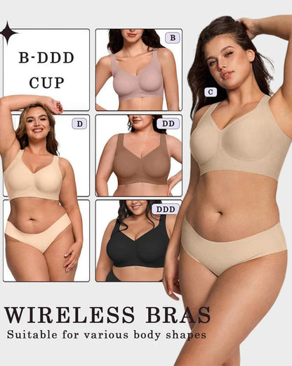 💥Comfortable Wireless Full Coverage Jelly Smoothing Bra