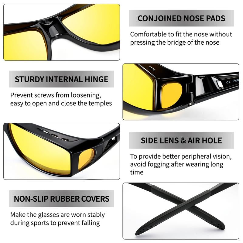 🔥LAST DAY ON SALE 49% OFF✨ Night Vision Driving Glasses, Anti-glare Polarized