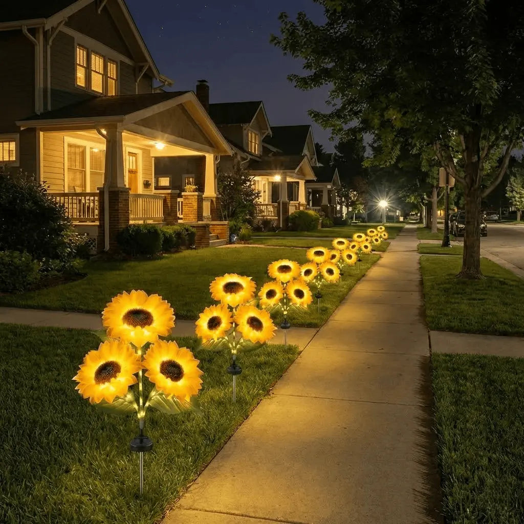 🌞27.6 " Solar LED Sunflower Garden Lights