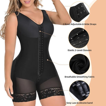 💥Colombianas Shapewear for Women Tummy Control Full Shapewear Butt Lifter with Hooks