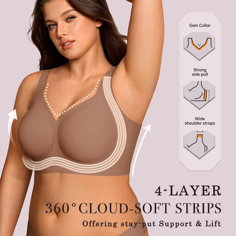 💥Women Jelly Bras Wirefree Full Coverage No Underwire Everyday Bras💖