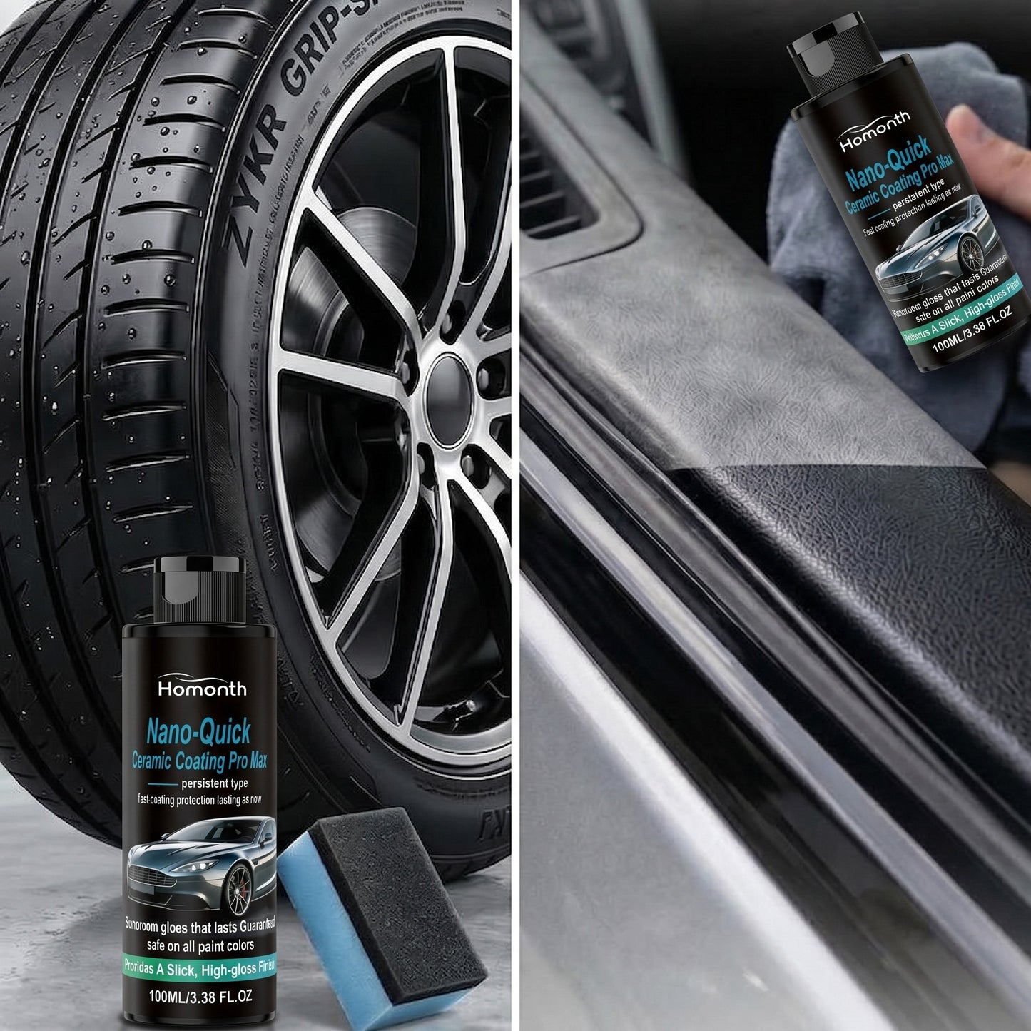 Nano Ceramic Coating Professional Edition MAX Version is specially designed for automobiles
