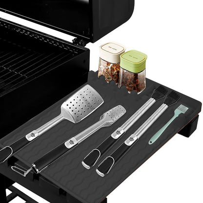 🍖Silicone BBQ Side Shelf Mat — Keep Tools Clean & Close