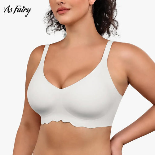 Women Seamless Wireless Everyday Bra Comfortable Push Up Womenswear Full Coverage No Underwire Supportive Bra