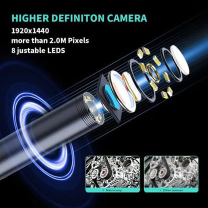 🔥🔥Endoscope Camera with Light📸