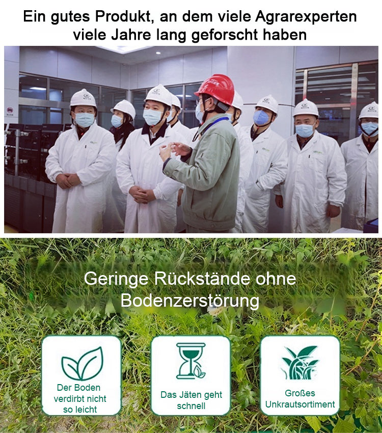✅👍Ultimatives Profi-Unkrautvernichter-Konzentrat: 1 Kappe für 1000 m² – Sichtbar in 3 Stunden & 3-fache Geld-zurück-Garantie！