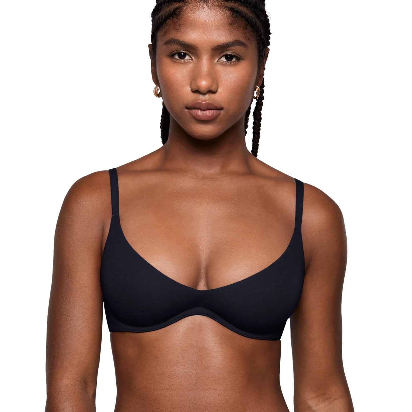 💥Women's Inbarely Plus Plunge Bra - Unlined Underwire Sexy Demi Balconette Bras SpringStatements