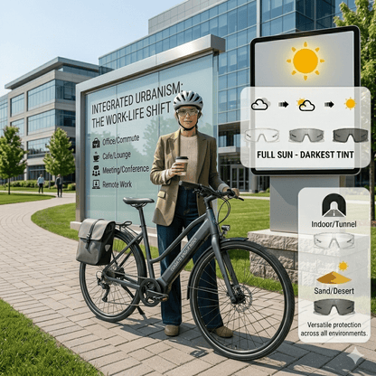 Photochromic Polarized Safety Glasses: UV400 Impact-Resistant Sports & Work Eyewear