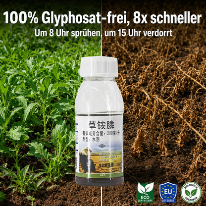 ✅👍Ultimatives Profi-Unkrautvernichter-Konzentrat: 1 Kappe für 1000 m² – Sichtbar in 3 Stunden & 3-fache Geld-zurück-Garantie！
