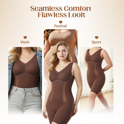 💥95K+ SOLD!💥Tummy Tuck & Hip Lift Traceless One-piece Shapewear