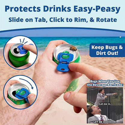 🍹Sealing dustproof can opener✨ 3-in-1 Smart Design🍾