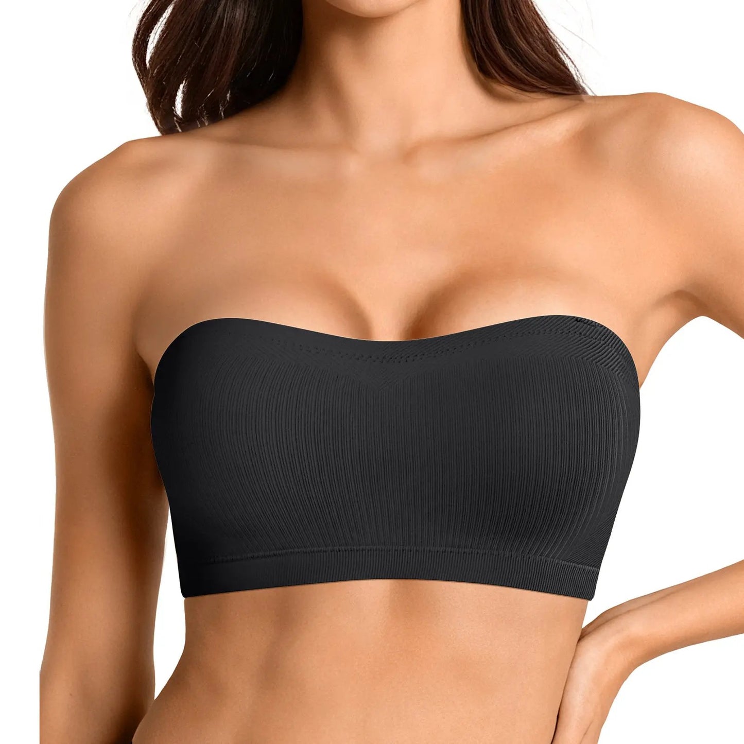 💥Stay Put Bandeau Bra, Wireless Seamless Comfort Day