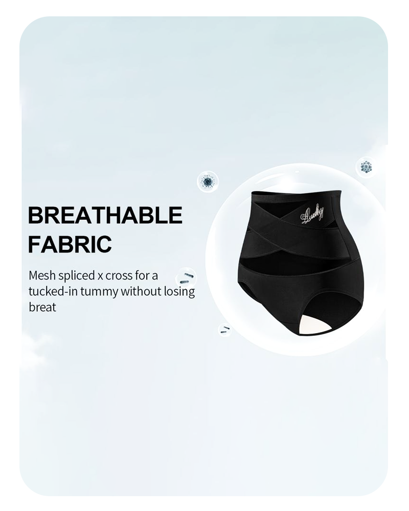 💥Confident Tummy-Crossover Shapewear Panties