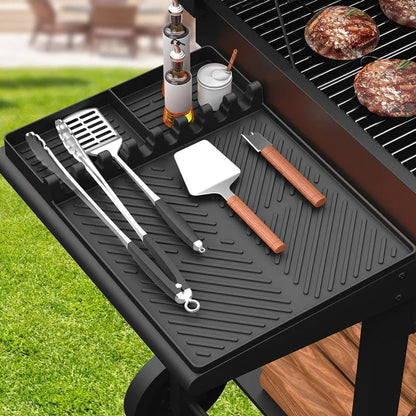 🍖Silicone BBQ Side Shelf Mat — Keep Tools Clean & Close