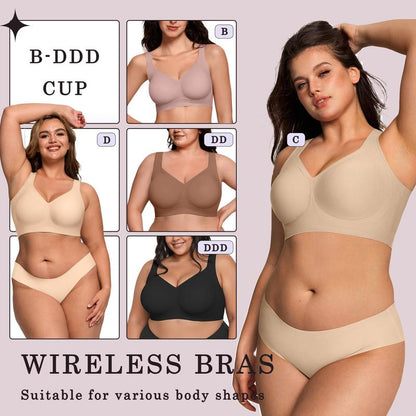 💥Women Jelly Bras Wirefree Full Coverage No Underwire Everyday Bras💖