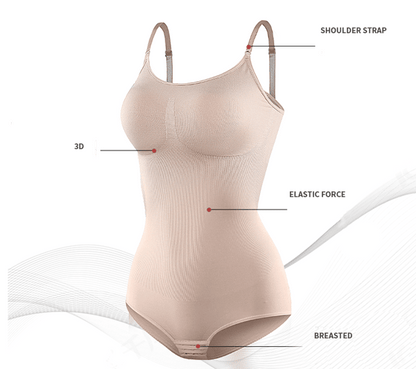 Seamless One-Piece Tummy Tucking Bodysuit