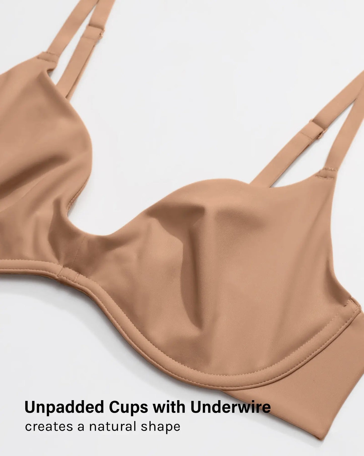 💥Women's Inbarely Plus Plunge Bra - Unlined Underwire Sexy Demi Balconette Bras SpringStatements