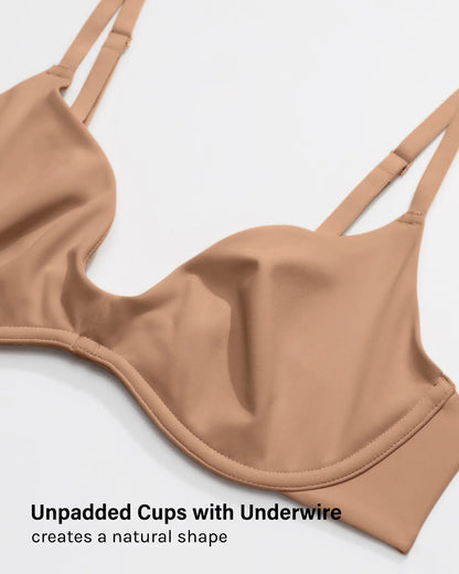 💥Women's Inbarely Plus Plunge Bra - Unlined Underwire Sexy Demi Balconette Bras SpringStatements