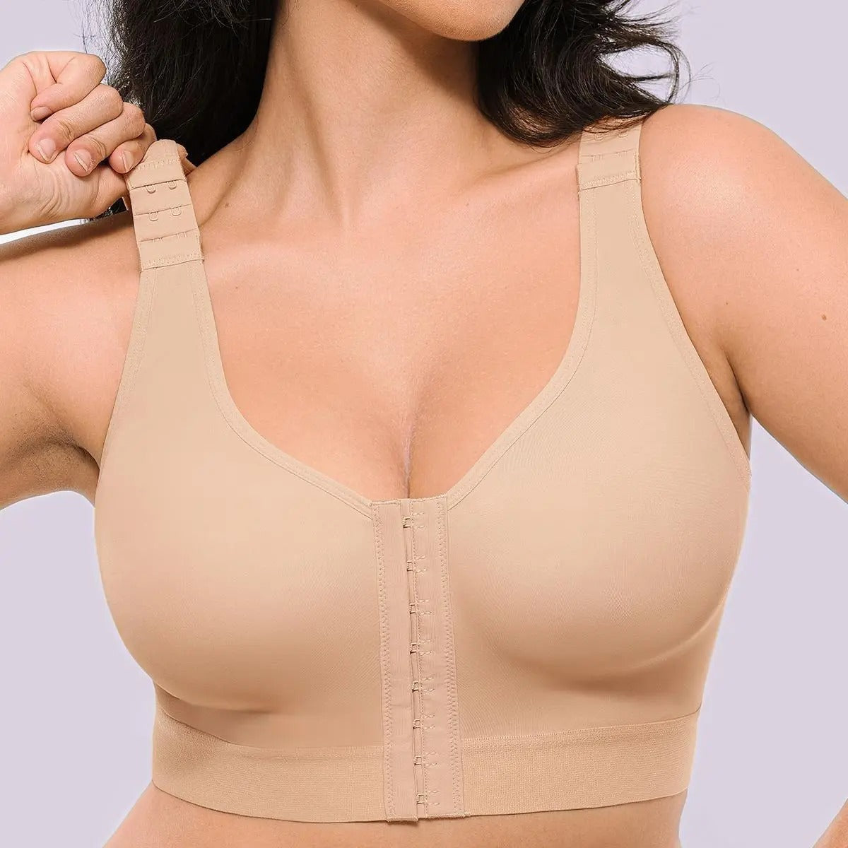Shapecurve Shapewear with bra Bare Essentials AirSlim Unlined Wireless Back Support Bra