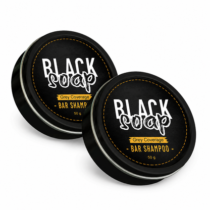 🔥 Limited Time Offer | Natural Gray Hair Darkening Shampoo Bar (2-Pack)