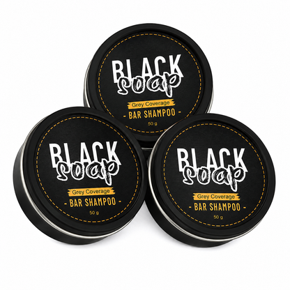 🔥 Limited Time Offer | Natural Gray Hair Darkening Shampoo Bar (2-Pack)