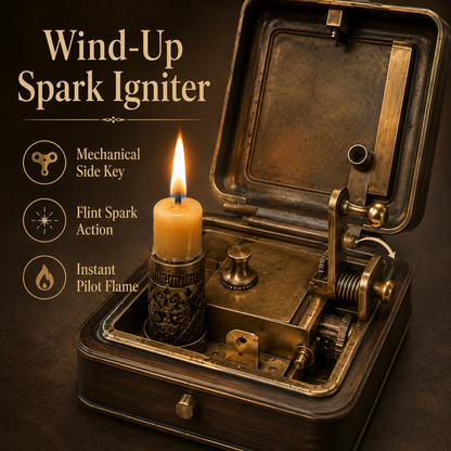 🕯️19th Century Mechanical Candle Box