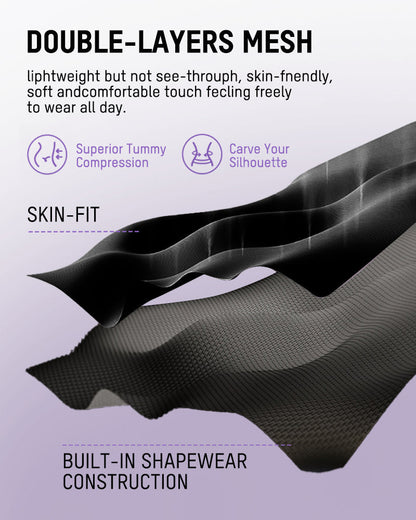 Tummy Control Butt Lifter Shaper with Zipper Crotch Fajas Colombianas