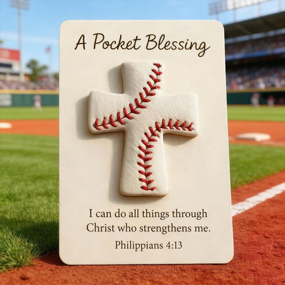 Sports Cross Pocket Blessing