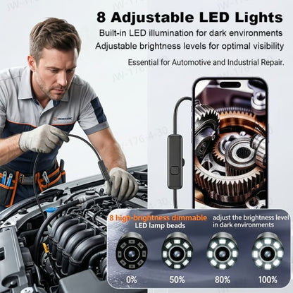 🔥🔥Endoscope Camera with Light📸
