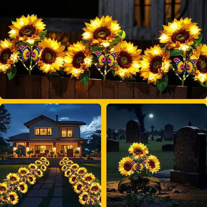 🌞27.6 " Solar LED Sunflower Garden Lights