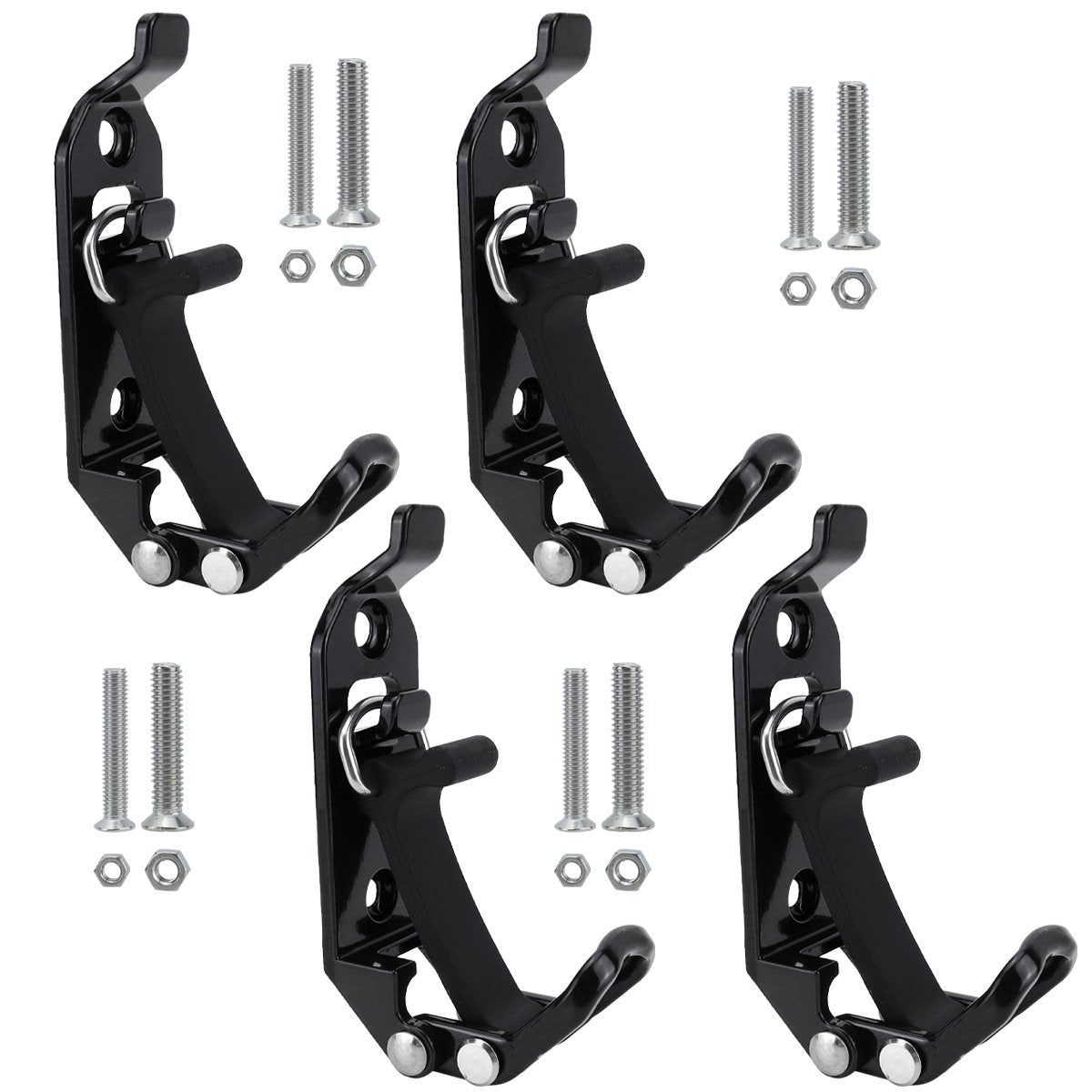 🛠️Metal Rubber Shovel Mount for Roof Rack & Truck Bed🔩Truck Jeep Offroad Roof Rack Axe Shovel Mount⚙️ Quick Fist Mounting Clamps