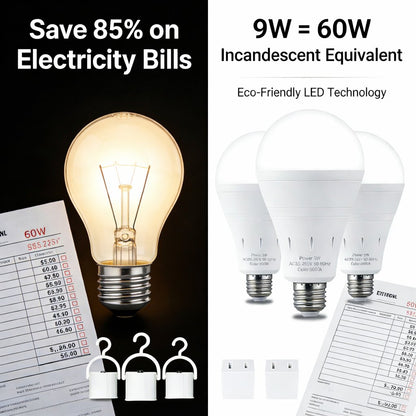 3-Pack / 6-Pack Rechargeable Emergency Light Bulbs 💡